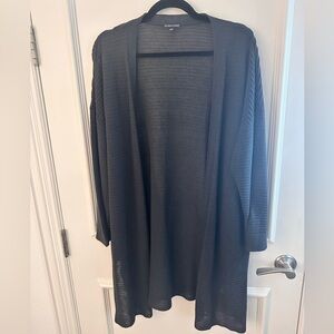 Eileen Fisher Charcoal Knit Cardigan
